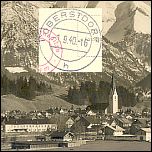OBERSTDORF Fotokarte:
                                          FELDPOST 1940 - 12,00 EUR