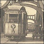 Straenbahn (brunlich)
                              Hindenburg-Brcke, wohl 20er - 5,00 EUR