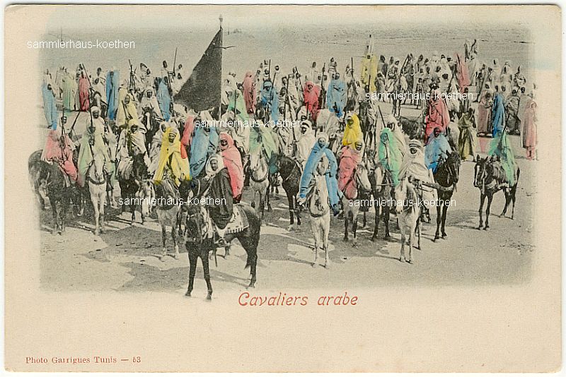 AFRIKA - aus Tunis Cavaliers arabe
                Reiter - 25,00 Eur