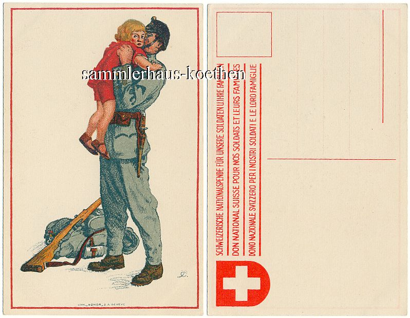 Top AK
                Schweiz Nationalspende LITHO Sonor, S. A. Geneve - 12,00
                Eur