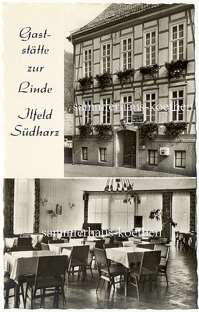 Glanzfotokarte ILFELD Sdharz, Gaststtte zur Linde 1968 - 4,00 Eur