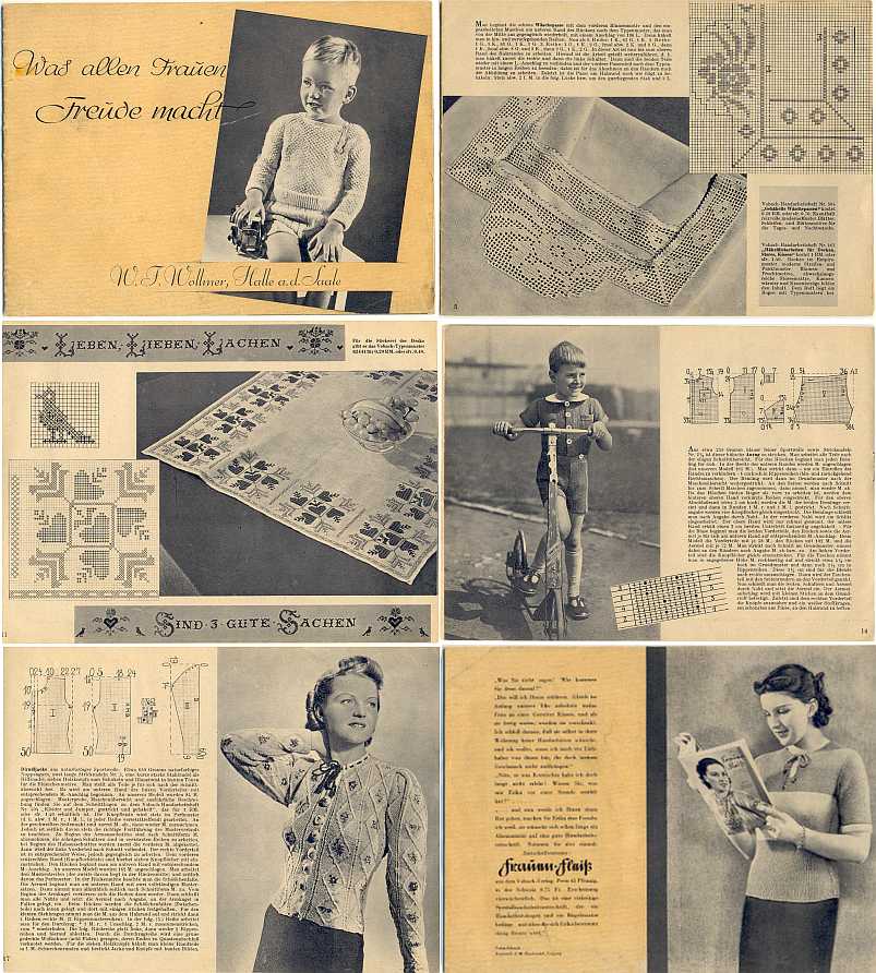 HANDARBEITSHEFT fr die Frau von ca. 1935 - 3,00 Eur
