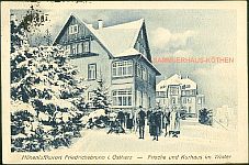 FRIEDRICHSBRUNN:






















                                                          Frische und
                                                          Kurhaus im
                                                          Winter; 1927
                                                          gelaufen -
                                                          10,00 EUR